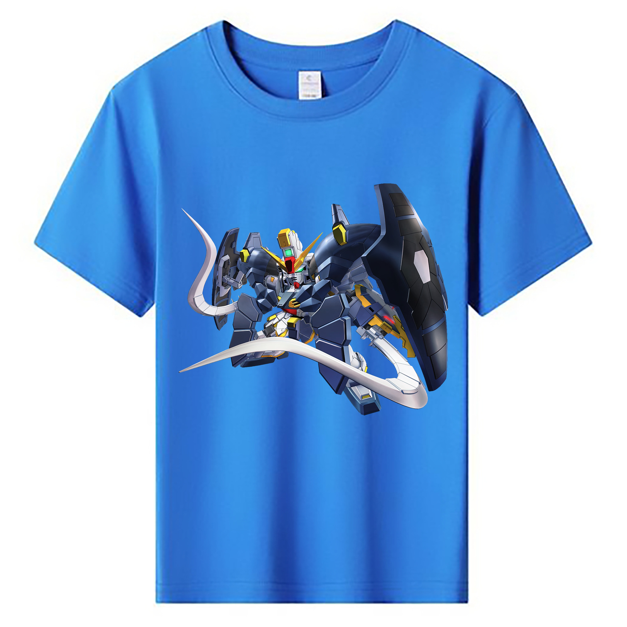 （画像用） 機動戦士ガンダム Mobile Suit Gundam 綿100％キッズTシャツ（フロントプリント）